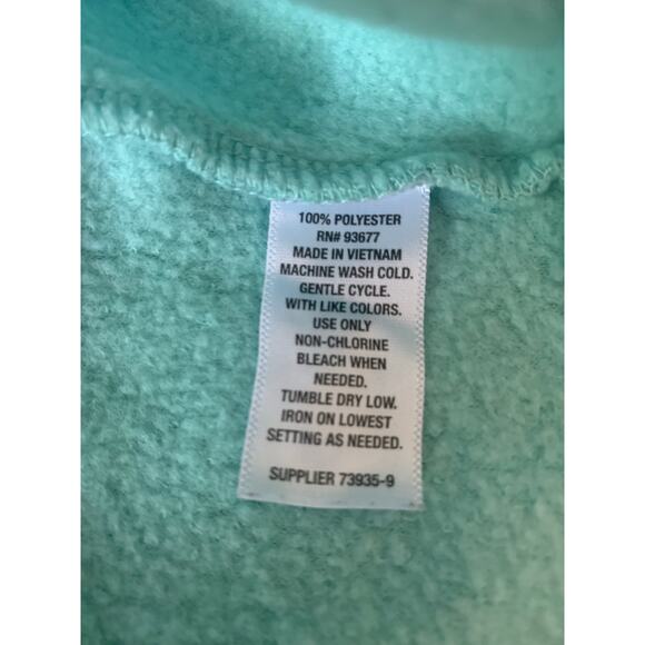 A.N.A. Teal Sweatshirt Style Top with Puffed Sleeves Size Medium - Picture 5 of 5